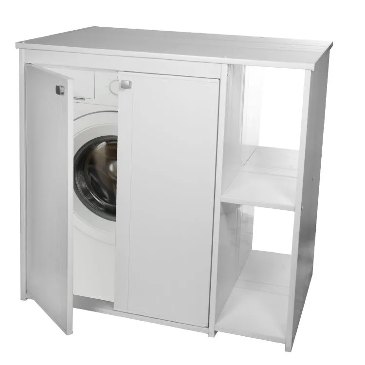 Onda mobile nascondi lavatrice 95x60 in pvc bianco codice prod: 5012PRO product photo