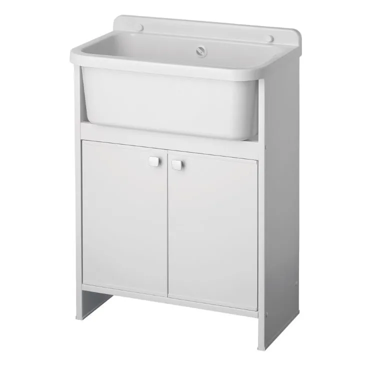 Pancrazio mobile lavatoio 55x34 salvaspazio bianco codice prod: 5001PKC product photo