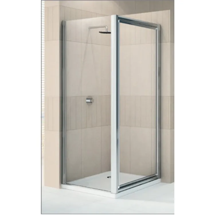 Star parete fissa box doccia angolare 78x84 profilo cromato e vetro trasparente codice prod: NSTARF78-11A product photo