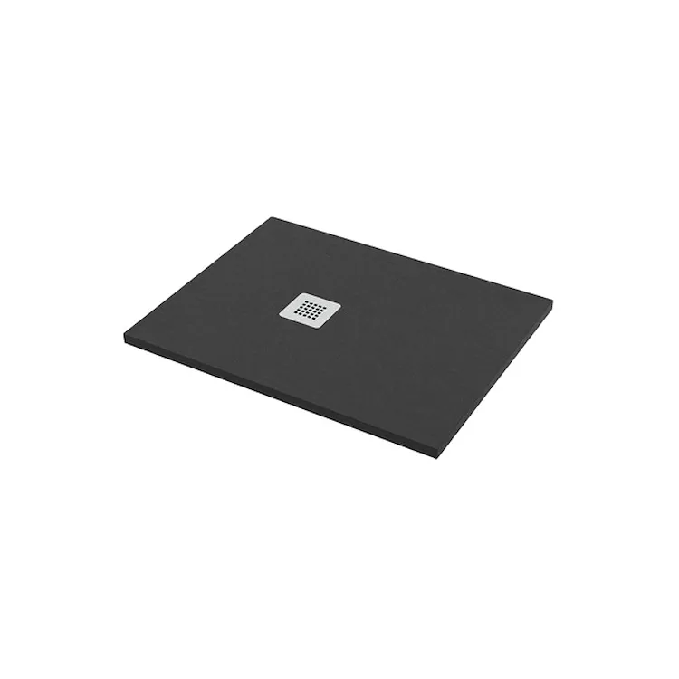Piatto doccia rettangolare 70x100 nero effetto pietra codice prod: BPMARKSTON7010 product photo