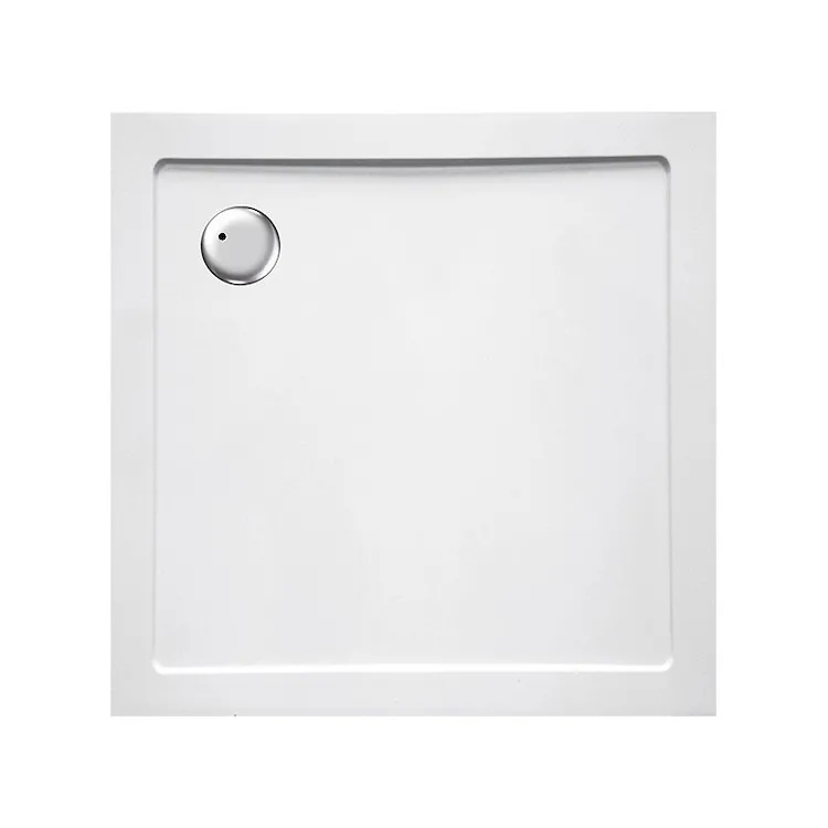 Solilux piatto doccia 90x90 bianco lucido con piletta in acrilico codice prod: BPR02 product photo