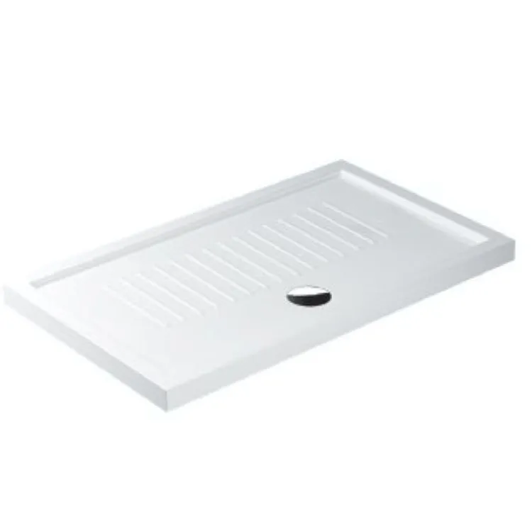 Piatto doccia ceramica 100 x 80 bianco serie H6 Flat codice prod: 1212 product photo