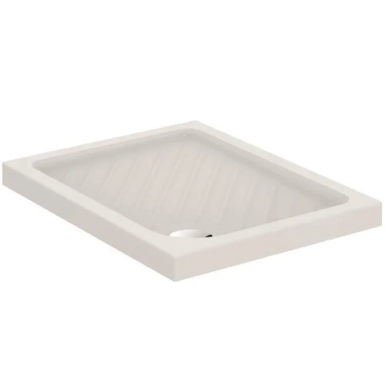 Gemma2 piatto doccia 100x70 bianco lucido con piletta in ceramica codice prod: J526701 product photo
