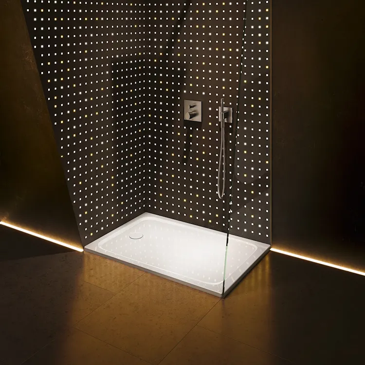 Cayonoplan piatto doccia 80x120 bianco lucido in acrilico codice prod: 362200010001 product photo