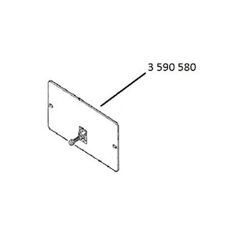 Placca interna Aquastop per p-80 codice prod: 3.590.580 product photo
