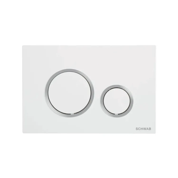 Placca Vela bianco con anello cromo lucido codice prod: P47-0201-0250 product photo