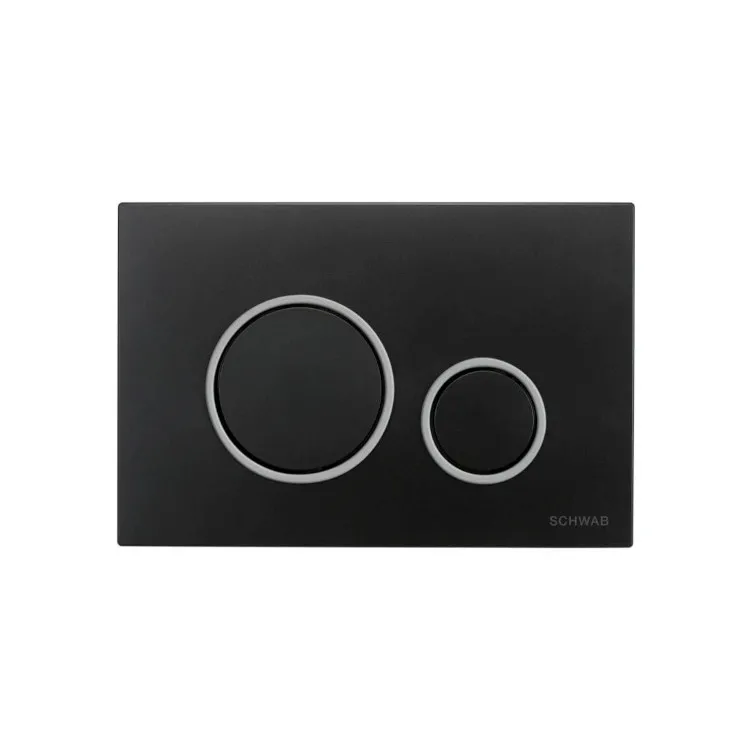 Placca Vela nero con anello cromo lucido codice prod: P47-0202-0250 product photo