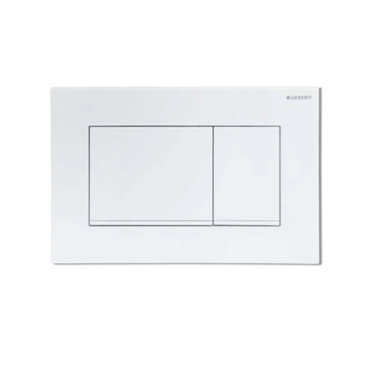 Placca a due tasti Sigma 30 tasto bianco lucido con profilo bianco opaco codice prod: 115.883.11.1 product photo