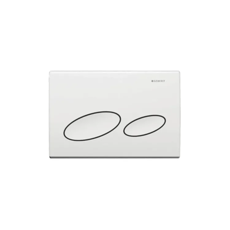 Placca Kappa 20 A 2 tasti bianco lucido codice prod: 115.228.11.1 product photo