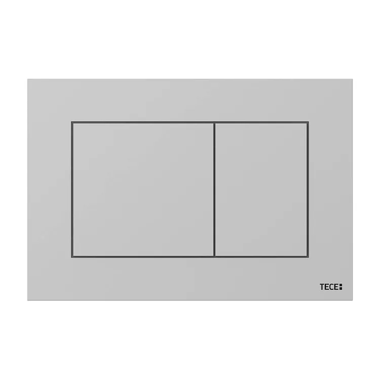 Tecenow placca wc 2 tasti pulsante satinato codice prod: 9240402 product photo