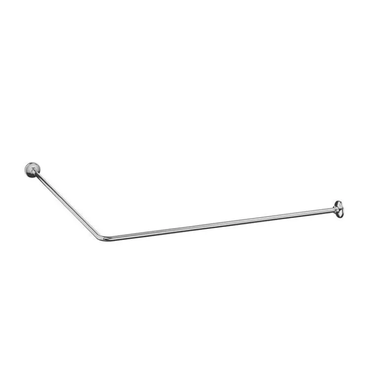 Hotellerie tubo per doccia 84 ad angolo con due attacchi a parete in ottone cromato codice prod: A0148ACR product photo