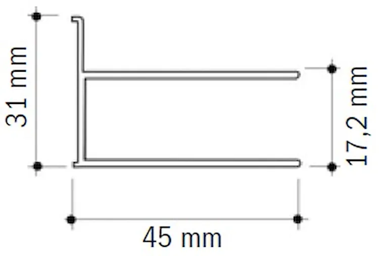 Profilo compens.3cm x186h x box docc. codice prod: DSV11182 product photo