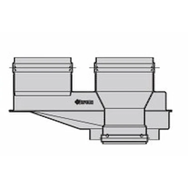 Sdoppiatore aria/fumi caldaie/scaldabag standard codice prod: 20162666 product photo