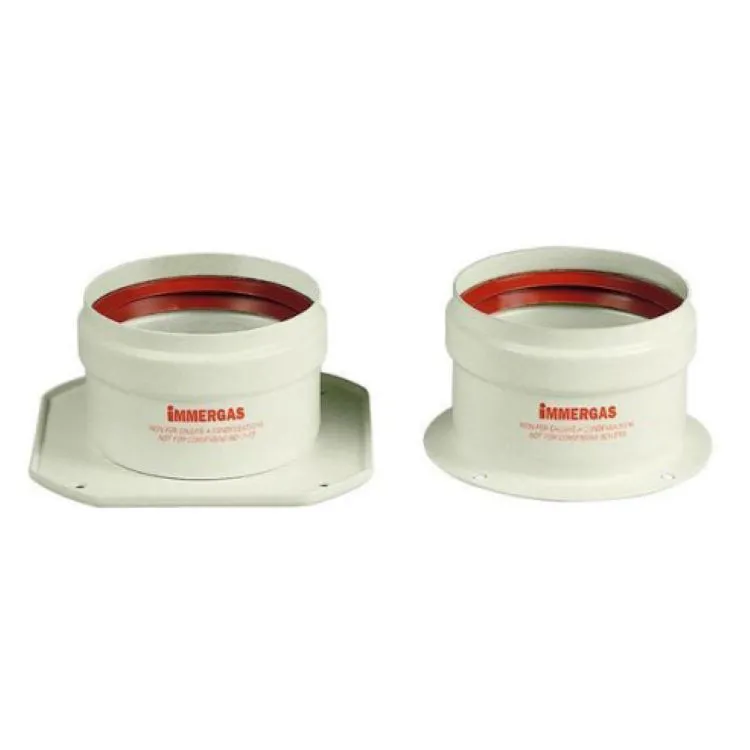 Kit tronchetto flangiato sdoppiato con diametro 80 codice prod: 3.011570 product photo