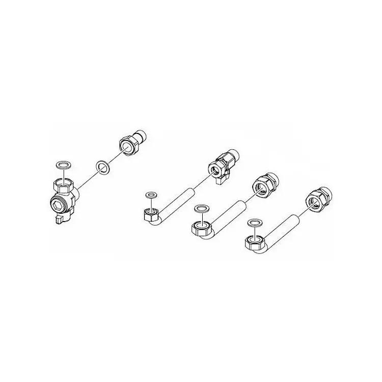 Victrix gruppo allacciamento per caldaie solo riscaldamento codice prod: 3.024907 product photo