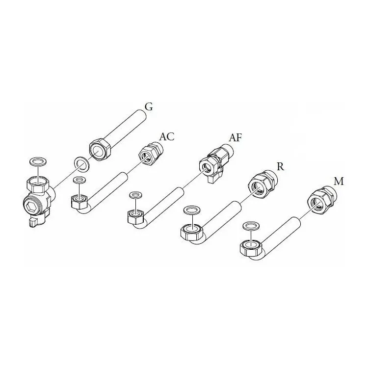 Victrix kit gruppo allacciamento per installazione pensile codice prod: 3.019264 product photo