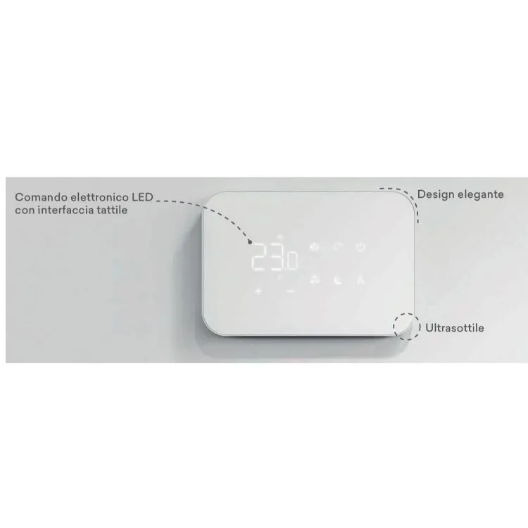 Comando A Muro Wi-Fi Serie M7 Bianco Con Sensore Umidità codice prod: EFB749II product photo