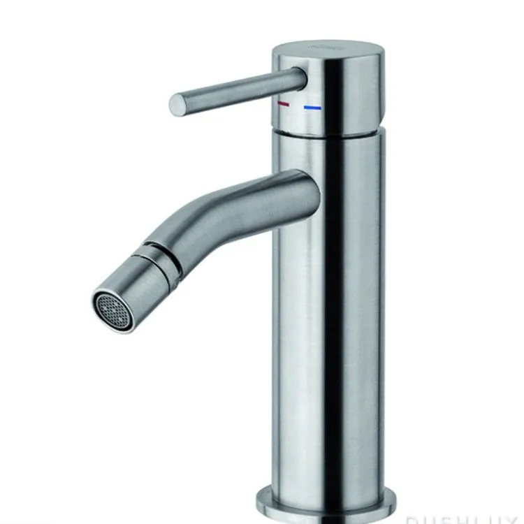 Light rubinetto bidet monoleva colore Steel looking codice prod: LIG135ST product photo