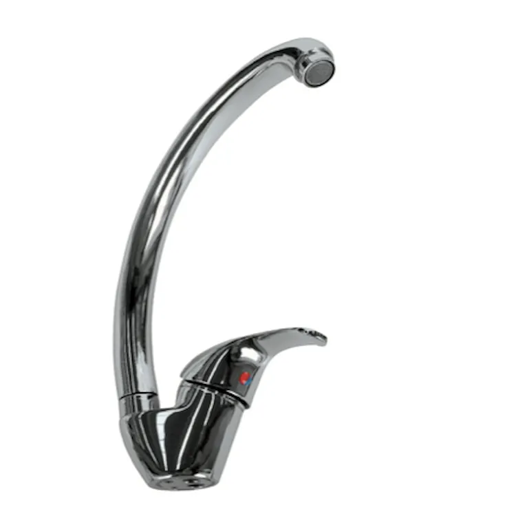 Miscelatore per lavello monocomando con bocca girevole alta codice prod: P106CR0000 product photo