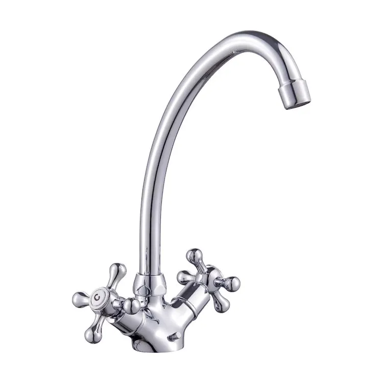 Rubinetto monoforo per lavello con doppia maniglia codice prod: EST00000CH product photo