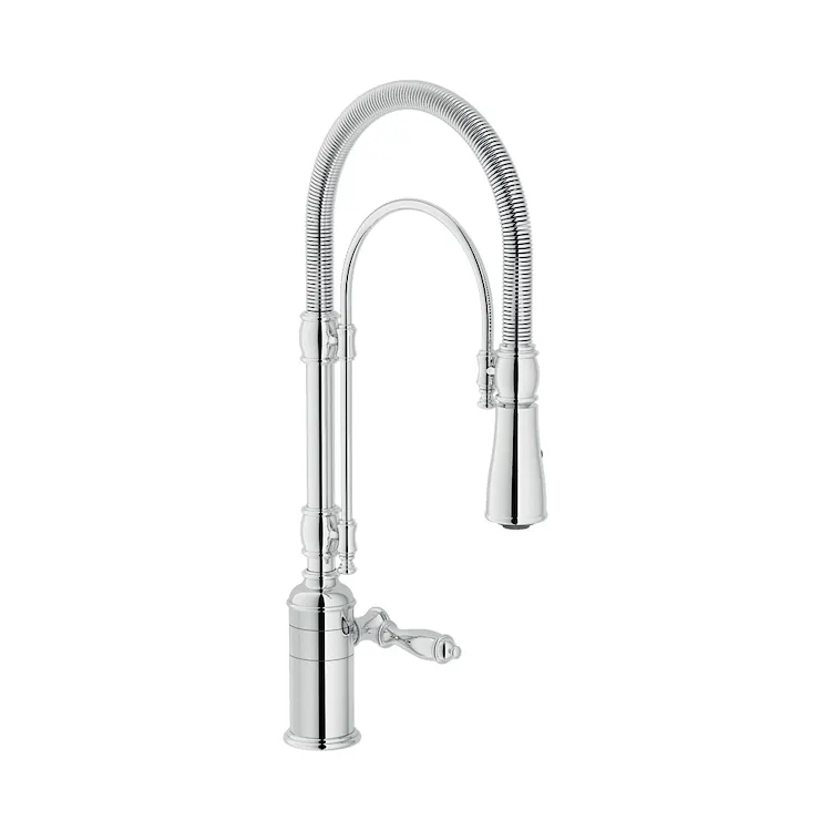 Charlie rubinetto cucina con doccia estraibile con bocca girevole codice prod: CH75300CR product photo