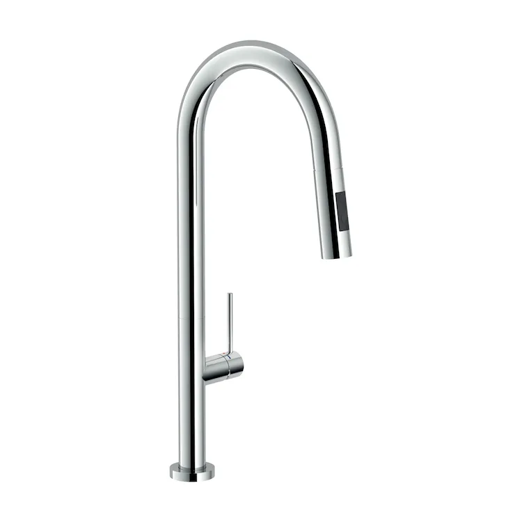 Pop rubinetto cucina con doccia estraibile con bocca girevole codice prod: PO108137CR product photo