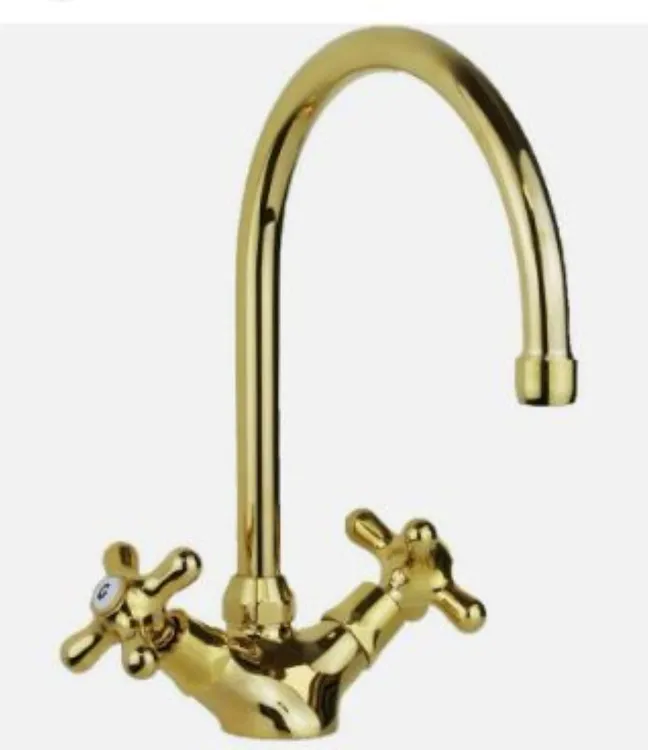 Iris Viola rubinetto cucina oro da appoggio codice prod: IRV180GF product photo