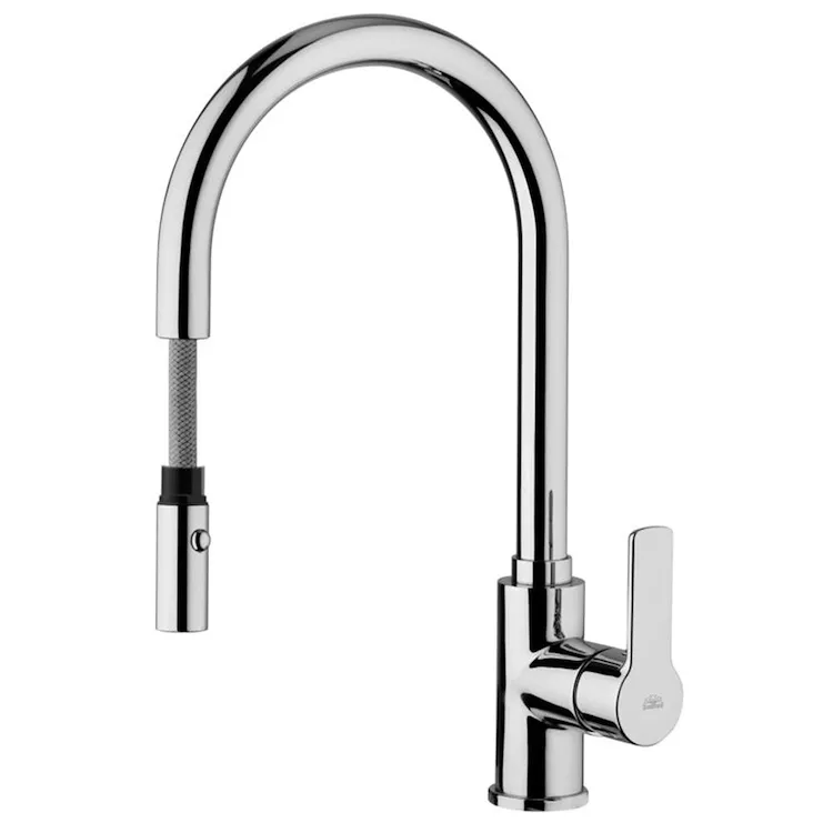 RED RED285 miscelatore lavello cromato bocca estraibile 2getti codice prod: RED285CR product photo
