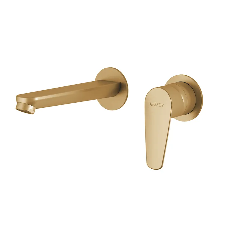 Como miscelatore a parete lavabo oro opaco codice prod: 0000MXCO0788000 product photo
