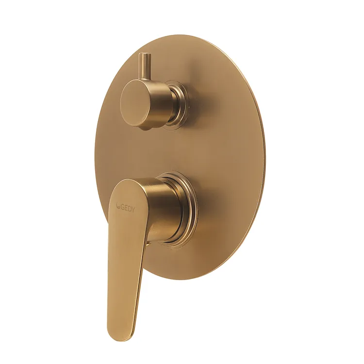 Como miscelatore doccia incasso con deviatore oro opaco codice prod: 0000MXCO0588000 product photo
