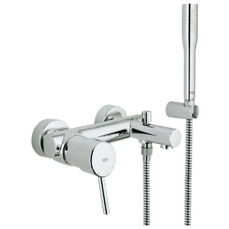 Concetto rubinetto doccia esterno a due fori codice prod: 32212001 product photo