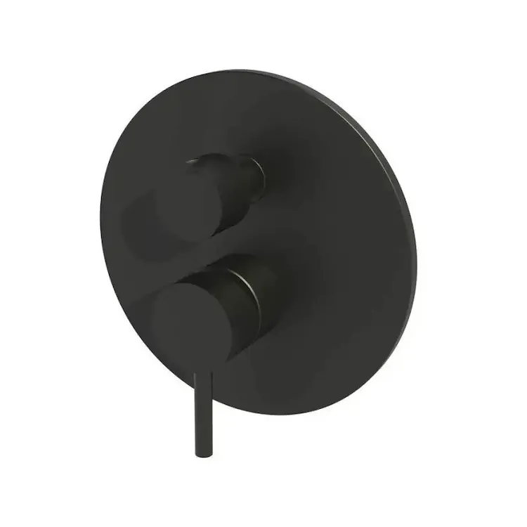 LIGHT miscelatore doccia incasso con deviatore nero opaco codice prod: LIG018NO product photo