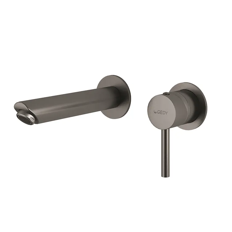 Garda miscelatore lavabo a parete grigio lucido codice prod: 0000MXGA0781000 product photo