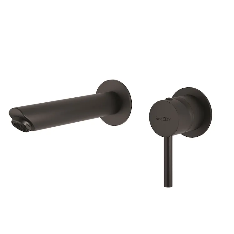 Garda miscelatore lavabo a parete nero opaco codice prod: 0000MXGA0714000 product photo
