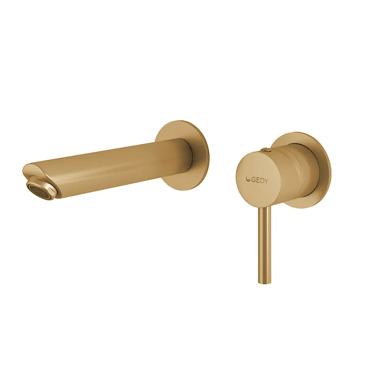 Garda miscelatore lavabo a parete oro opaco codice prod: 0000MXGA0788000 product photo