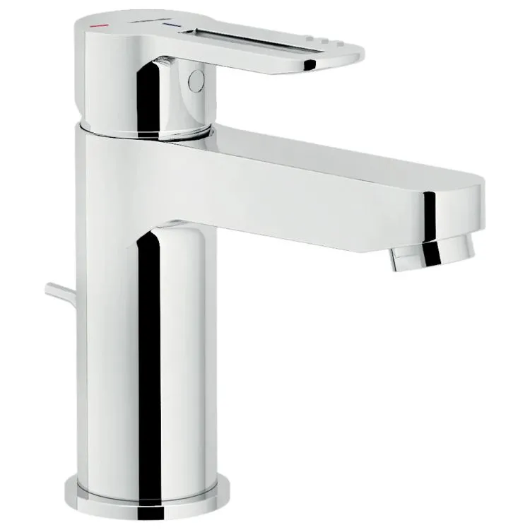 New Road mix lavabo monocomando a risparmio idrico ed energetico con scarico codice prod: RDH00118/1CR product photo
