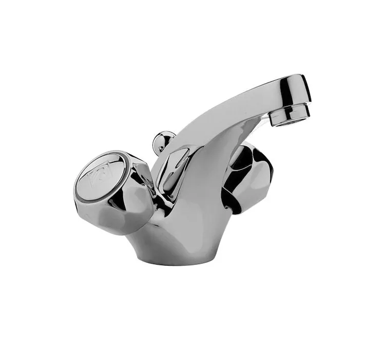 DANUBIO DA075 LAVABO 1FORO CROMATO CON PILETTA 1"1/4 codice prod: DA075CR product photo