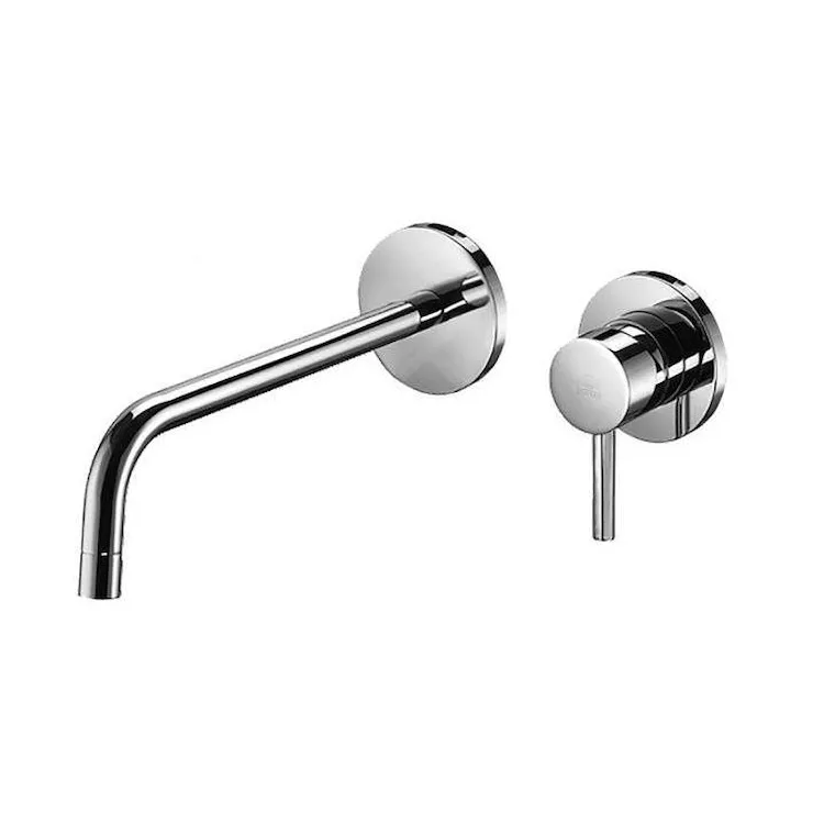 LIGHT LIG105 miscelatore lavabo 2 fori cromato bocca a parete codice prod: LIG105CR70 product photo