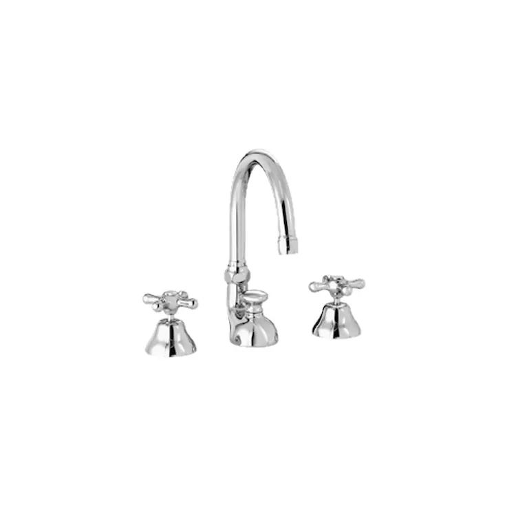 Roma rubinetto lavabo 3 fori a bocca alta e girevole codice prod: RM00015CR000000000 product photo