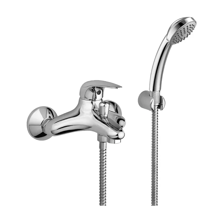 DUEMILA miscelatore vasca cromato con doccetta codice prod: DU026CR product photo
