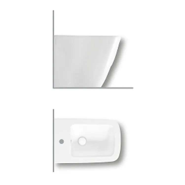 Bianca bidet a terra bianco lucido monoforo codice prod: Y1V901 product photo