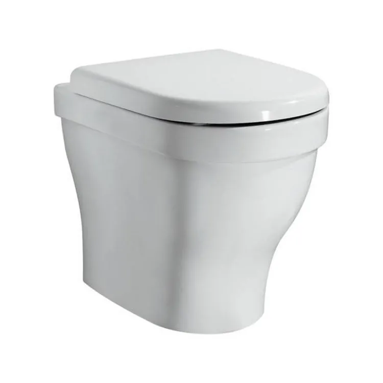 Washpoint wc con scarico universale con sedile bianco lucido codice prod: R950361 product photo