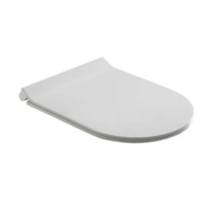 Sedile extra slim soft close Bianco Matt Termoindurente serie Dream codice prod: 7330MT product photo