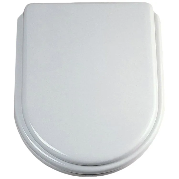 Esedra sedile avvolgente wc bianco con chiusura tradizionale codice prod: T627701 product photo