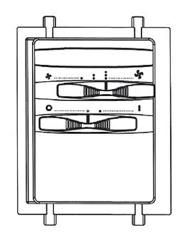 Termostato e 3 valvole termostatiche intelligenti per Termosifoni codice  prod: NBU-NTH-NAV NETATMO Cilindro in plexiglas traslucido resistente agli  UV.