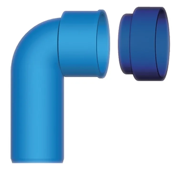 Curva tec. tre strati d.40-46,0 +tappo codice prod: IT00187 product photo