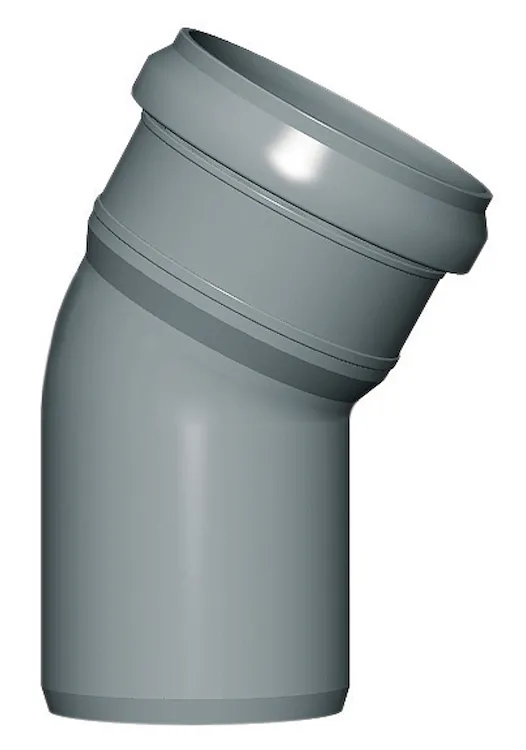 P.p. curva 30° diam. 125 codice prod: DSV00884 product photo