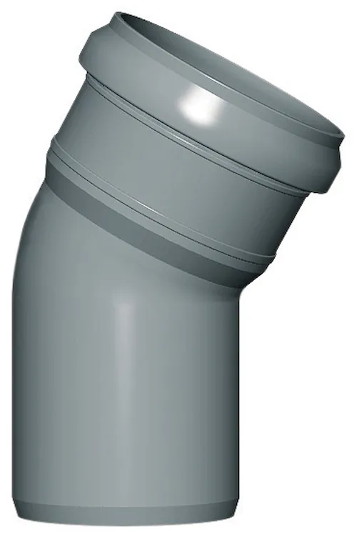 P.p. curva 30° diam. 160 codice prod: DSV00890 product photo