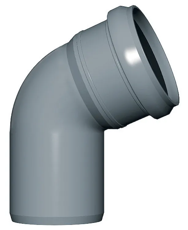 P.p. curva 67° diam. 125 codice prod: DSV00886 product photo