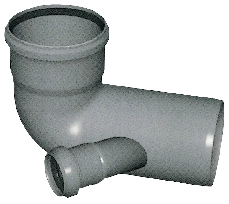 P.p. curva 87 diam.110 c/att.dx 50 codice prod: DSV01052 product photo